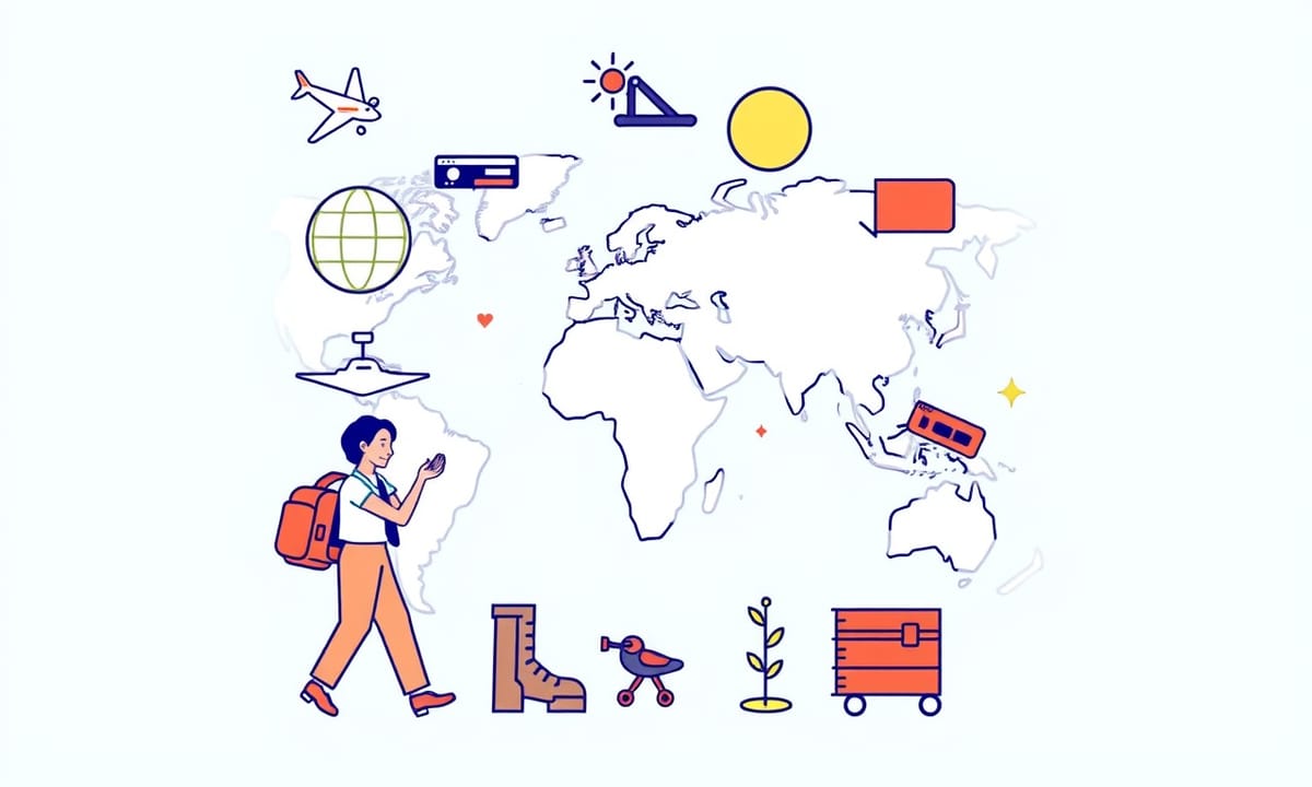 旅行の流れ 旅先選び 国内外移動 時事探究