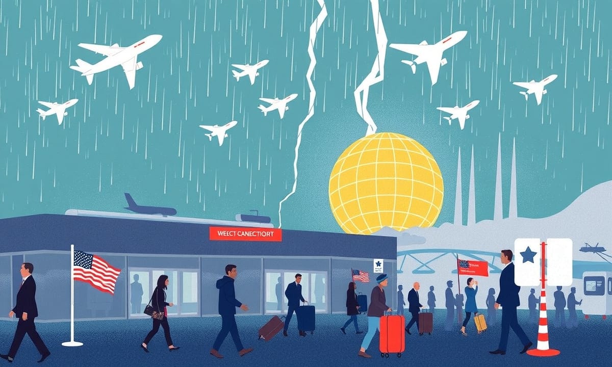 アトランタの空港 天候による混乱 航空業界の対応策 時事探究