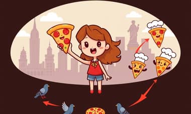 フィーネと一緒にニューヨークのピザツアー(原文:fiene & eine pizza-tour durch new york)