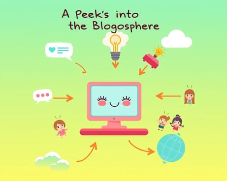 ブログの世界を覗いてみると？(原文:Blick in die Blogosphäre ?��)