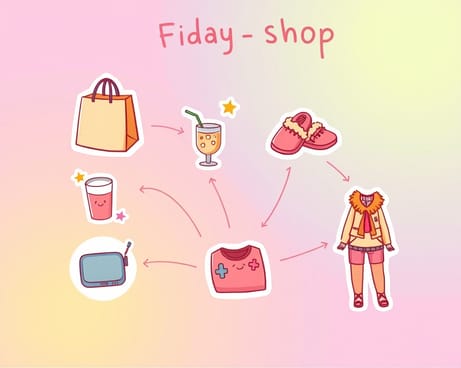 金曜日のための5つのお気に入り #ストリームショッピングリスト(原文:Fienes Fünf Fav für Freitag #Streamshoppinglise)