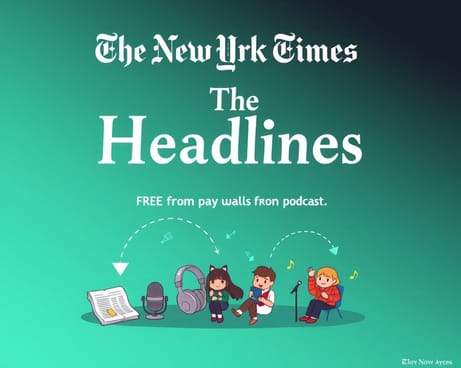 ニューヨークタイムズのポッドキャスト「The Headlines」、もう有料じゃないよ(原文:Paywall adé: „The Headlines“-Podcast der New York Times jetzt für alle)