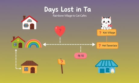 台湾で迷子になった日々：レインボービレッジから猫カフェまで