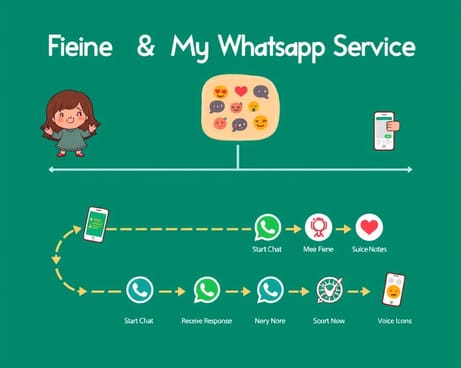 フィーネと私のWhatsAppサービス(原文:fiene & mein whatsapp-service)