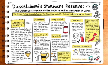 デュッセルドルフの新たなスターバックス・リザーブ：高級コーヒー文化の挑戦と日本での受け入れ方
