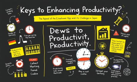 生産性向上の鍵？ドイツ発「アイゼンハワーアプリ」の魅力と日本での挑戦