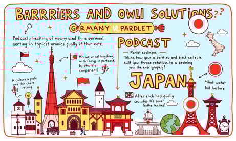 ドイツと日本におけるポッドキャストの壁とその解決策