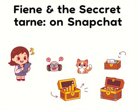 フィーネとSnapchatのメディアの秘密(原文:fiene & das geheimnis für medien auf snapchat)