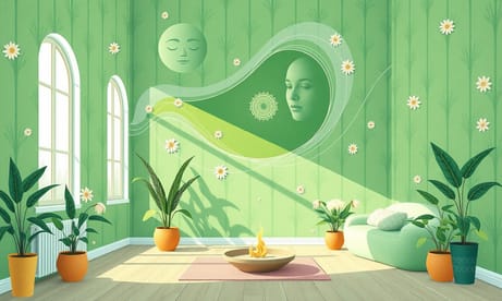 壁紙リフォーム 緑色が部屋と心に与える科学的な効果解説