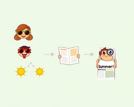 フィーネとモノクルの夏の新聞(原文:fiene & die monocle sommer-zeitung)