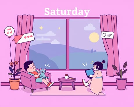 土曜日、ネットでは何も起こらない日(原文:Samstag ?der Tag, an dem im Internet nichts los ist)