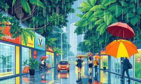 シンガポールの雨季に体感する熱帯雷雨の日常とおすすめ対策アイテム5選（傘選びのコツも紹介）