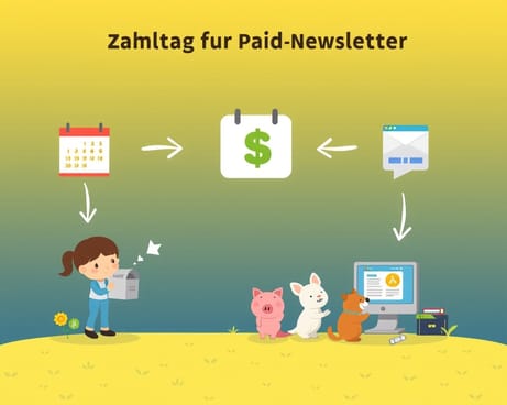 有料ニュースレターの支払い日(原文:Zahltag für Paid-Newsletter)