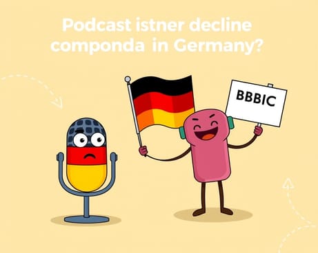 ドイツでリスナーが減少？BBCの広告事情は？(原文:Podcast-News eingeordnet: Weniger Hörer*innen in Deutschland? Werbung bei der BBC?)