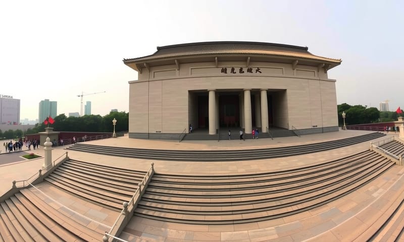 記念堂の階段から見た自由広場。ここで、色々なことがあったんだなと。