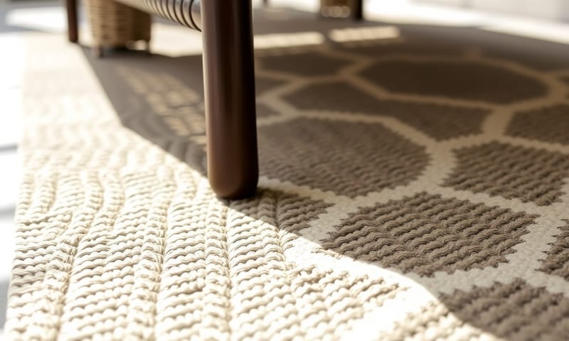 足元のラグ一枚で、部屋っぽさが出るから不思議。