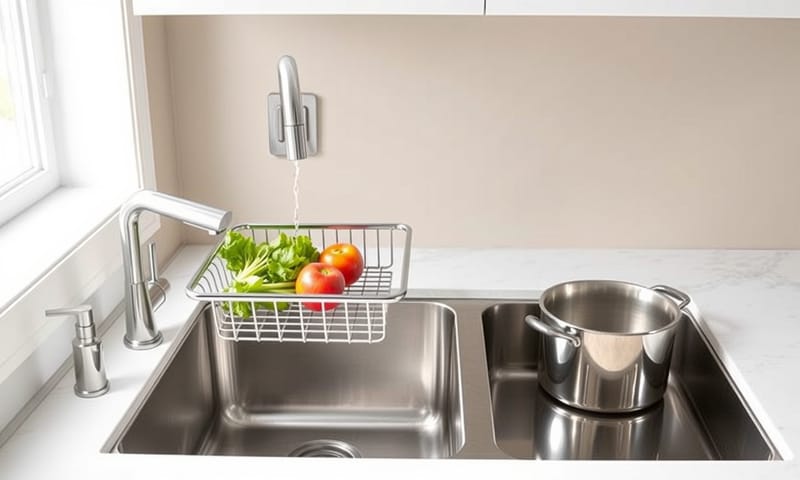 素材と動線を意識したシンク周りのイメージ