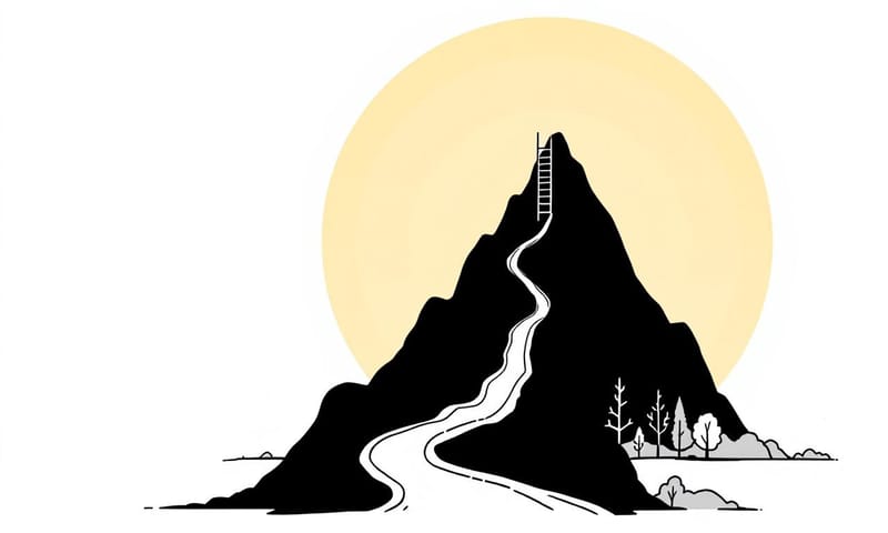 人生の分かれ道：上を目指すか、心地よい道を選ぶか