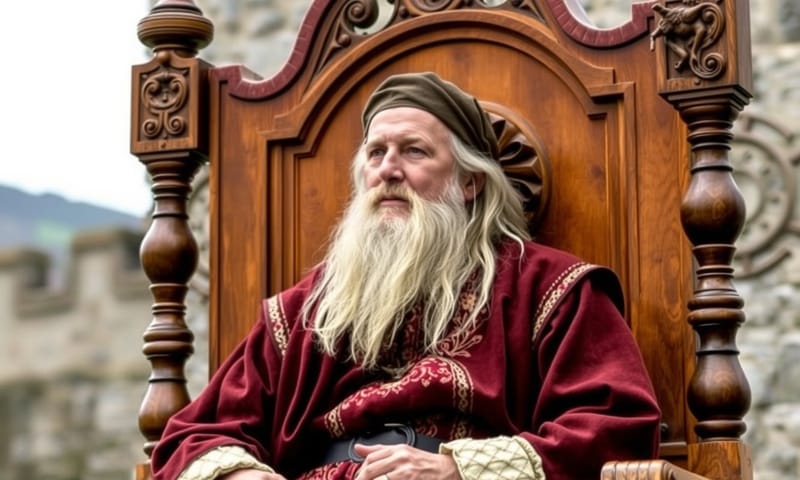 コンウィ城で出会った、ウェールズの語り部