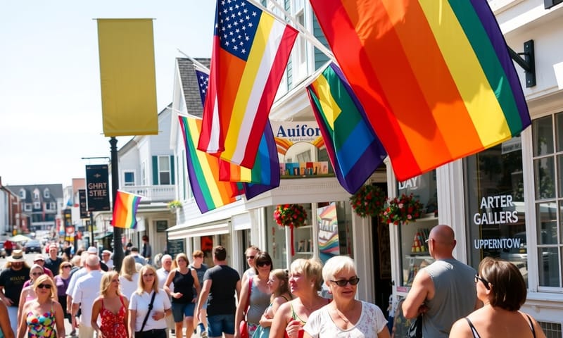 現代のプロビンスタウンの賑わい