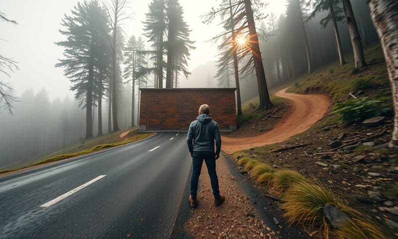 選択の分かれ道：壁に突き当たるか、山を登るか