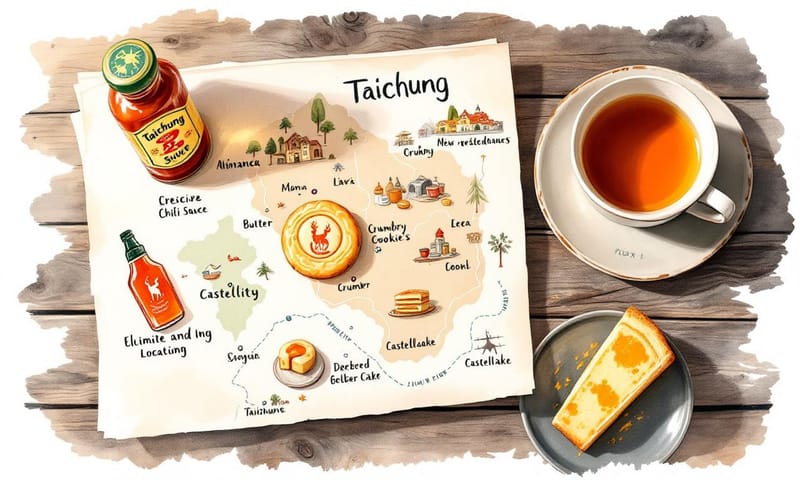 台中の本当の味は、きらびやかな大通りじゃなく、路地裏の地図にこそ描かれている。