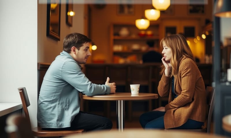 弱さを見せる瞬間って、たいてい静かな場所で、声も少し小さくなる。