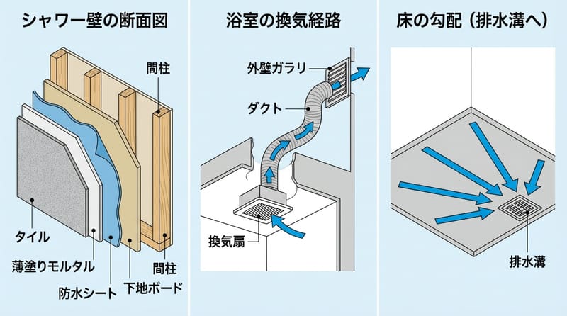 Type 3: 浴室の「見える所」と「見えない所」を分けて考える