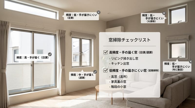 導入前の整理：窓の負担（chore）を見つける