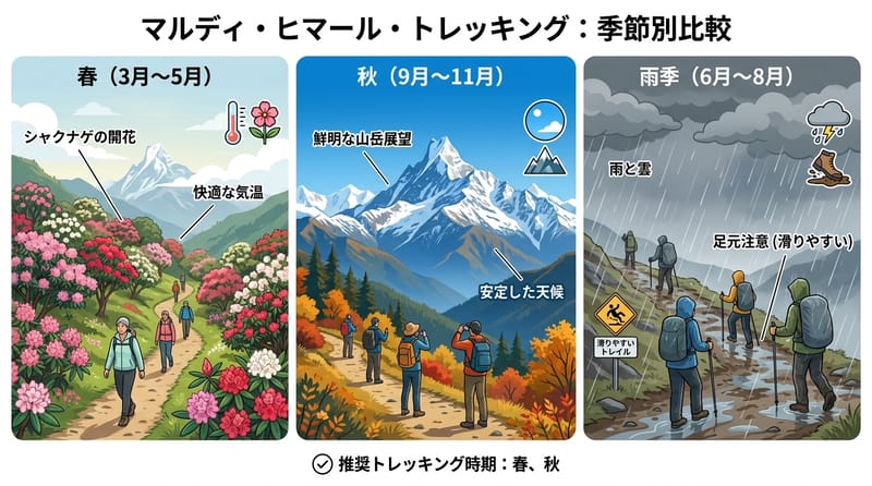 補充・総結（季節と見え方の違いのイメージ）