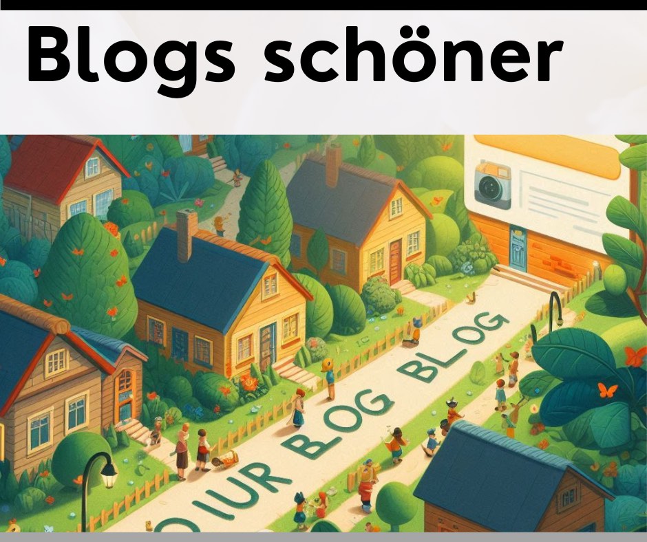 Unser Blog soll schnöner werden